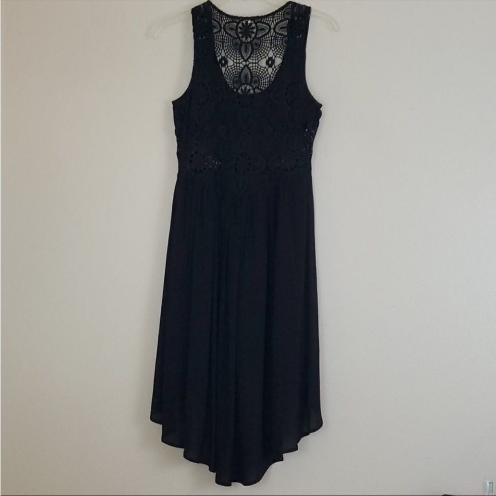 ✨ Crochet Back High-Low Dress✨ - Picture 3 of 3